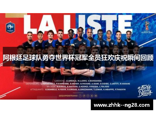 阿根廷足球队勇夺世界杯冠军全员狂欢庆祝瞬间回顾
