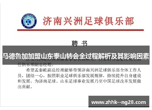 马德鲁加加盟山东泰山转会全过程解析及其影响因素